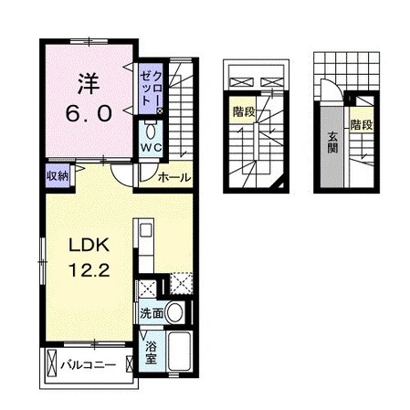 リアンの物件間取画像